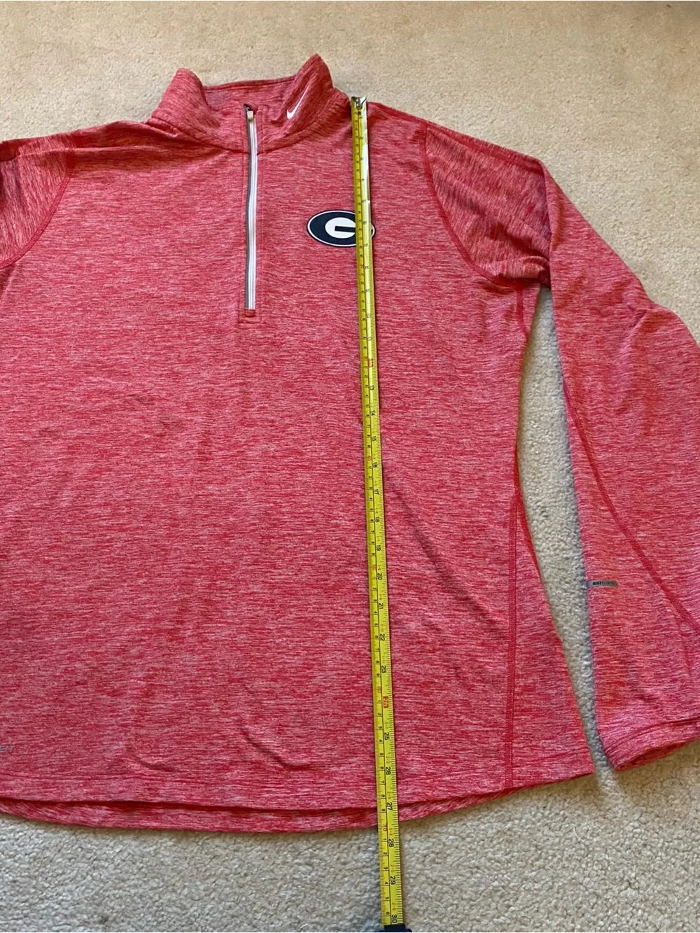 Nike Dri-FIT Georgia Bulldogs Women’s Quarter-Zip Pullover Official NCAA Size XL